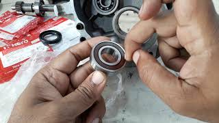 Honda Activa/Hero Pleasure Repair Part-13,Wheel bearing and oil seal installation