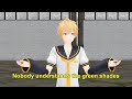 mmd talkloid len s presentation on miku s hair color