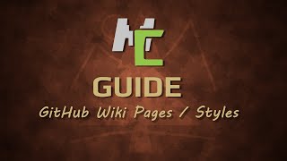 MCreator Guides: GitHub Wiki Styles