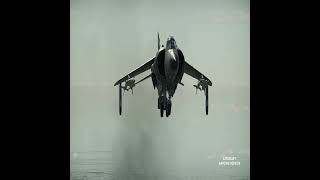 Harrier Aircraft VTOL Landing on Carrier  #warthunder
