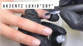 FULL salon MANICURE  with GEL POLISH feat. Akzentz LUXIO COY [FOR PROS]