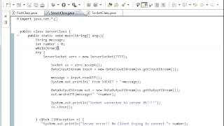 Java programming part 51 Java Sockets 4 : Server running 24/7