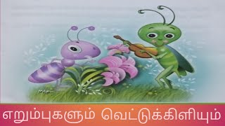 எறும்புகளும் வெட்டுக்கிளியும்|Ants and grasshopper in tamil|kids story in tamil|tamil moral stories