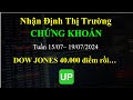 Nhận định thị trường chứng khoán tuần 15/07 - 19/07/2024