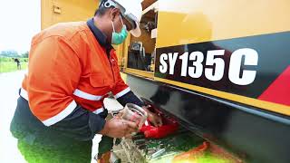 EP7 เซลล์รักษ์ พาชมทีมช่างเข้าทำ PM รถขุด SANY SY135C สนใจติดต่อเซลล์รักษ์ เบอร์โทร 089-448-5858