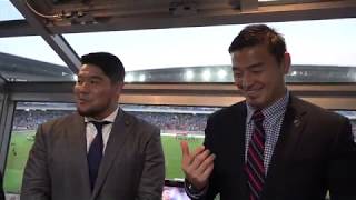 【ラグビー五郎丸＆畠山】試合直後の本音トーク公開！