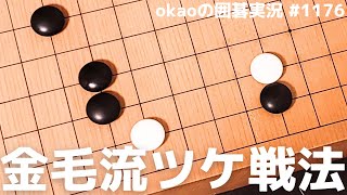 ２線のツケで実利を稼ぐ！金毛流の奇策解析【囲碁実況#1176】