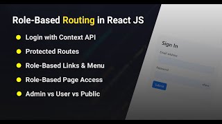 Role Based Authentication and Authorization in React JS | Role Based Access Control in React JS