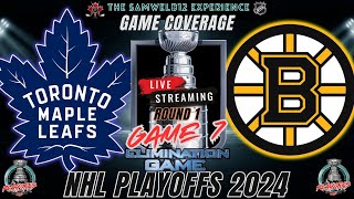 Game 7: TORONTO MAPLE LEAFS vs BOSTON BRUINS live Stanley Cup Playoffs