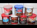 Who Has the BEST Chocolate Frosting? Miss Jones,Pillsbury, Walmart, Duncan Hines, Aldi,Betty Crocker