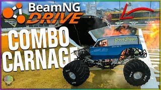 COMBO CARNAGE! | BeamNG Drive | Monster Trucks
