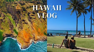 Eng) Hawaii vlog🌴하와이 4박5일 여행 추천 코스, 와이키키 리츠칼튼 리뷰, Kahala hotel🐬카우아이 헬기투어🚁 바다거북이🐢 해변, 하와이 맛집🍔