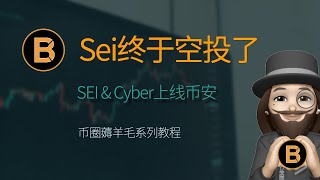 🔥SEI终于空投了 | 空投领取教程 | SEI \u0026 Cyber 上线币安  Launchpad 价格创新高 | 比特币行情分析 | SEI Airdrop|BitKeep/Bitget wallet