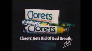 Clorets Breath Mints | Television Commercial | 1989