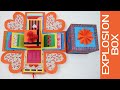 How to Make Explosion Gift Box Tutorial - DIY Valentine's Day Explosion Box / Birthday Explosion Box