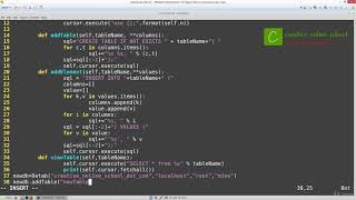 36 Database programming using Python Classes