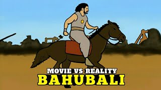 BAHUBALI movie VS reality | PRABHAS | PART-4 | 2D animation | Mv creation animation
