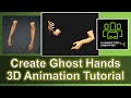 Ghost Hand 3D Modeling & Animation | Character Creator 4 | iClone | Full Tutorial