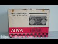 AIWA TPR-858 FM/AM Stereo Radio Cassette Recorder