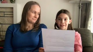 This little girl got a letter from Dr. Bonnie Henry