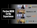 Student Co-Op Experience: Master of Engineering Management - Purdue University MEM