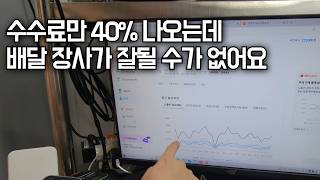 배달 장사하면서 수수료가 40% 나온다? 배달 장사 그냥 접으세요!