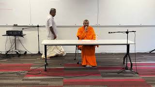 Vedanta Retreat, Dec 22,2024 in Orlando FL,1st session with Sri Sri Sachchidananda Saraswati Swamiji