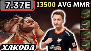 7.37e - Xakoda PUDGE Hard Support Gameplay 20 ASSISTS - Dota 2 Full Match Gameplay