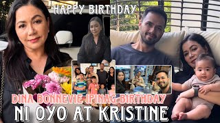 OYO SOTTO AT KRISTINE  IPINAG BIRTHDAY SI DINA BONNEVIE NAG EFFORT NGA SILA PARA MAPASAYA SI DINA