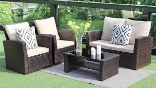 How to install Wisteria Lane 4 Piece Outdoor Patio Furniture Set (KX-N12)