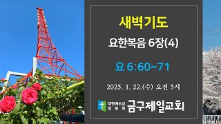 금구제일교회 새벽기도 20250122 요한복음6장(4)