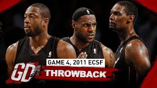 The Game HEAT Big 3 SHOCKED The Entire Boston With AMAZING Performance 🔥 2011 NBA Playoffs