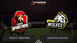 Winners Goal Pro Cup. Mighty Spartans - Shadow Wolves 13.02.25. Second Group Stage. Group Winners