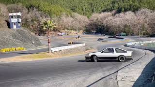 AE86 徳島カートランド　2025.1.2