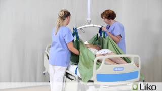 REPOSHEET Lift Aid for Patient Boosting and Turning In-Service Video