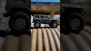 #axial #scx10iii #jeep #jlu doing the #urban #crawling thing! #offroad #rccar