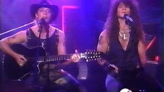 Warrant - Jani \u0026 Jerry on MTV's The Hot Seat  •  Blind Faith on Arsenio Hall Show • 1991