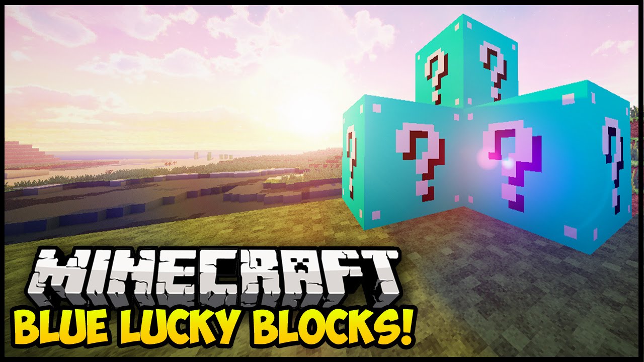 Minecraft Mods: BLUE LUCKY BLOCK MOD! (NEW CUSTOMIZABLE LUCKY BLOCKS ...