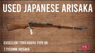 8 Excellent Toyo Kogyo Type 99 7.7x58mm Arisaka, Japanese Military Rifle Used (January 18, 2025)