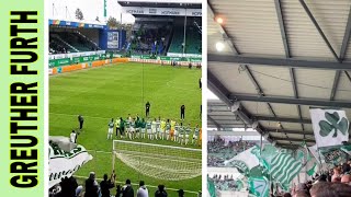 GREUTHER FURTH fans Euphoria at Sportpark Ronhof Thomas | Greuther furth - Paderborn 2-1 | 2022