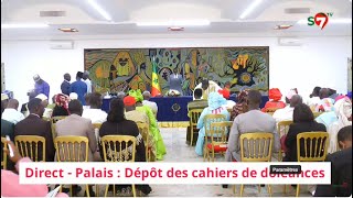 DIRECT DE PALAIS - Le Président Diomaye reçoit les cahiers doléances des...
