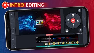 Best Intro Video Editing for YouTube in Kinemaster in Telugu || Red & Blue color intro editing