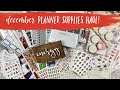 DECEMBER 2020 HAUL | ft. mäksēlife, sadie's stickers, jessica hearts & more | tattooed teacher plans