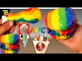 KlunaTik Eating Rainbow KFC for Dinner [fictional video] | Monster Meal ASMR Sounds