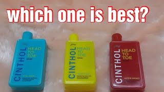 Review of Cinthol Head To Toe Wash (all Variants)