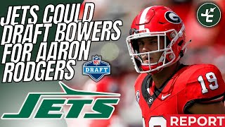 REPORT: New York Jets Could Draft Brock Bowers For Aaron Rodgers | 2024 NFL Draf