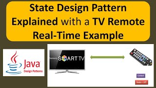 State Design Pattern Explained with a TV Remote Real-Time Example