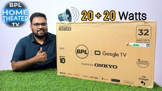 सबसे बेहतर Smart Tv | BPL Google tv 32 inch Review | BPL Tv Review | BPL 32 inch Smart | 32H-E5341