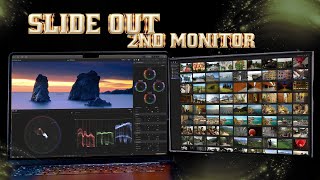 The Slide Out Mobile Pixels DUEX MAX - Macbook Air 2023 Second Monitor