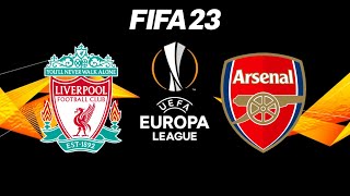 FIFA 23 | Liverpool vs Arsenal - Europa League UEFA - PS5 Full Match & Gameplay